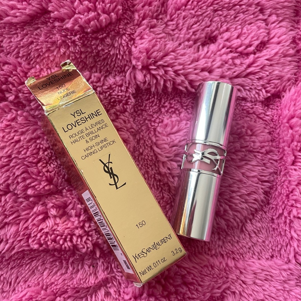 BNIB YSL Loveshine High Shine Caring Lipstick in shade 150 Nude Lingerie